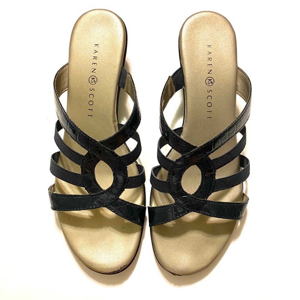 Karen Scott | Emet Sandals - Navy
